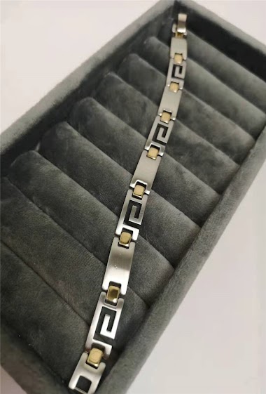 Grossiste MET-MOI - Bracelet homme en acier inoxydable