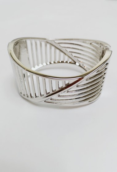 Wholesaler MET-MOI - Rhodium-plated bracelet
