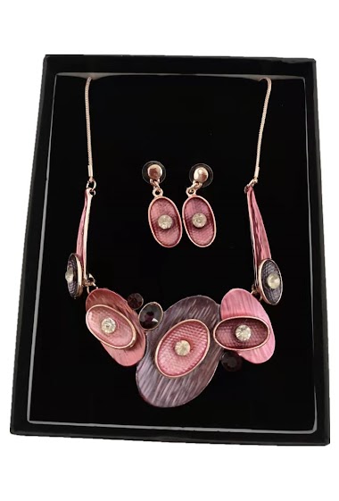 Wholesaler MET-MOI - Necklace set with earrings