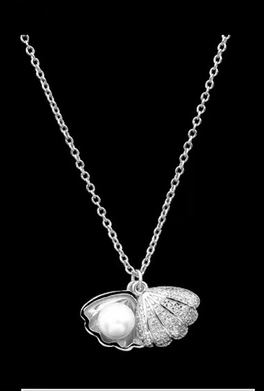 Wholesaler MET-MOI - Rhodium necklace