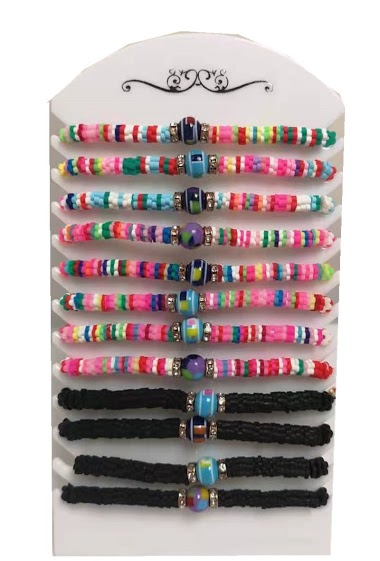 Grossiste MET-MOI - Lot de bracelet 12 pieces