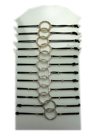 Wholesaler MET-MOI - Lot of elastic bracelet