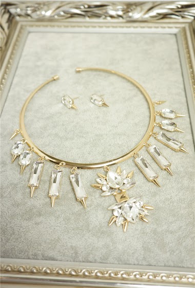 Wholesaler MET-MOI - Necklace with earrings