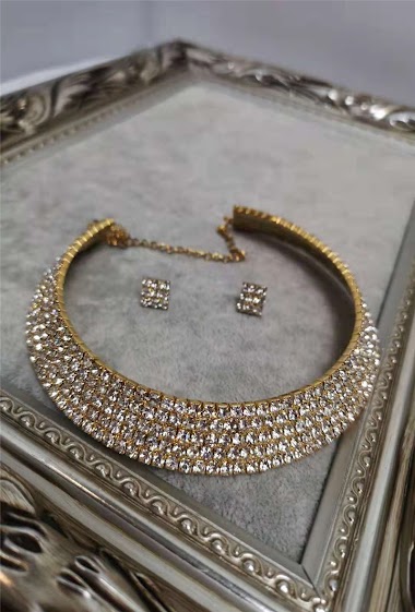 Mayorista MET-MOI - Necklace set with earrings