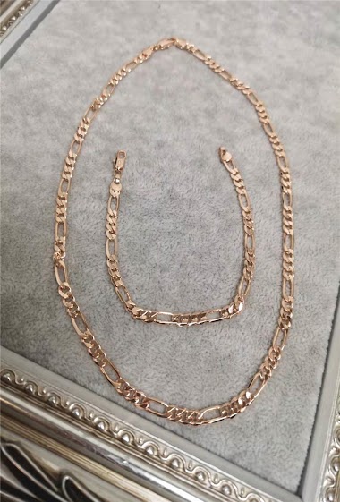 Grossiste MET-MOI - Parure collier avec bracelet
