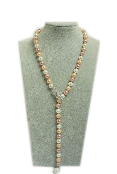 Wholesaler MET-MOI - Long necklace perle