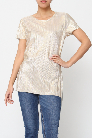 Wholesaler Miss Azur - Silver blouse