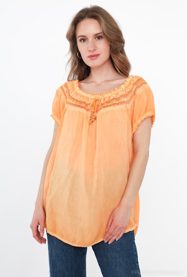 Wholesaler Miss Azur - Lace blouse