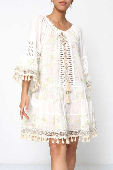 Wholesaler Miss Azur - Bohemian chic women's dress