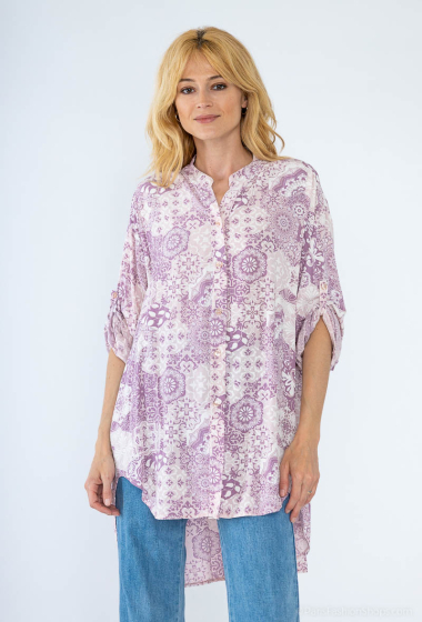 Wholesaler Miss Azur - Women's printed shirt