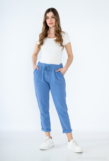 Wholesaler Miss Azur - Women's pants with drawstring