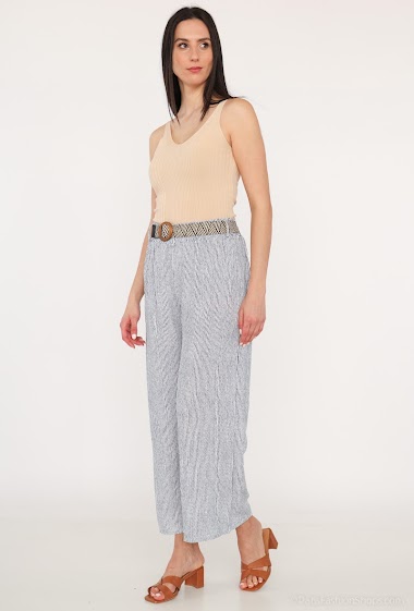 Wholesaler Miss Azur - Wide striped pants