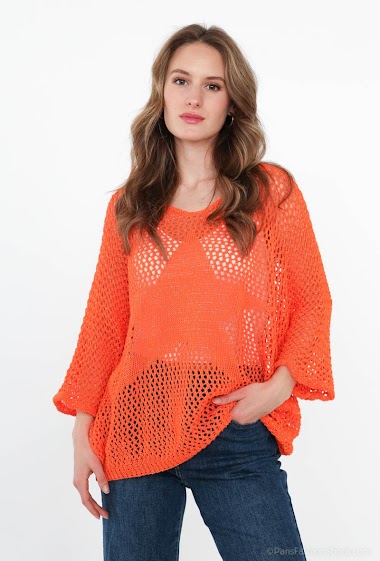 Wholesaler Miss Azur - Women's soft and fine knit sweater
