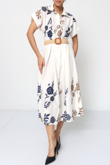 Wholesaler Miss Azur - Floral dress