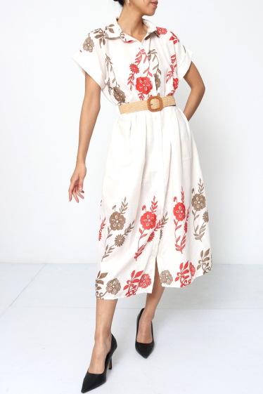 Wholesaler Miss Azur - Floral dress