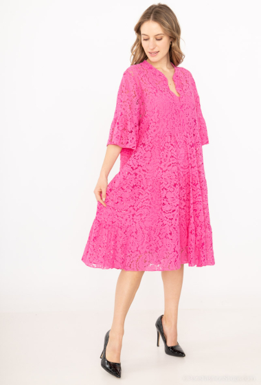 Wholesaler Miss Azur - Embroidery dress