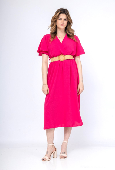 Wholesaler Miss Azur - Long wrap dress