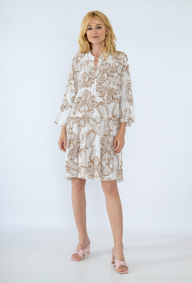 Wholesaler Miss Azur - Printed tunic dress