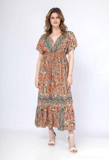 Wholesaler Miss Azur - Women's printed dresses