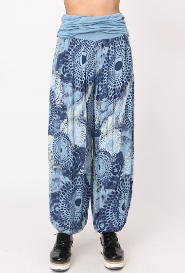 Wholesaler Miss Azur - Printed aladin pants