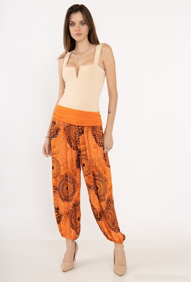 Wholesalers Miss Azur - Printed aladin pants