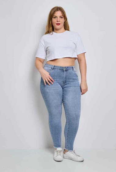Skinny jeans grande taille
