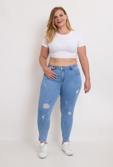 Großhändler Miss Bon - Skinny jeans big size