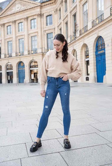 Grossiste Miss Bon - Jeans skinny push up