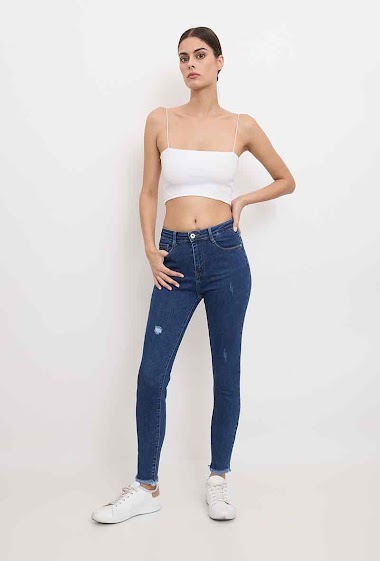 Grossiste Miss Bon - Jeans skinny super stretch