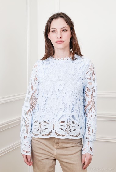 Wholesaler Miss Charm - Lace blouse