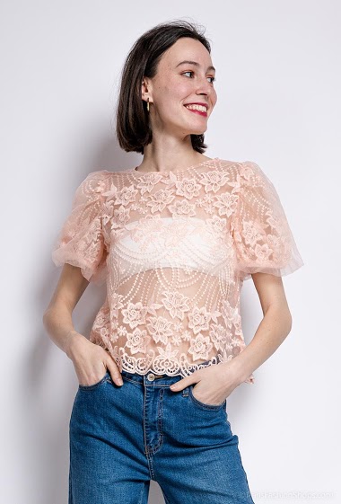 Wholesaler Miss Charm - Feminine blouse