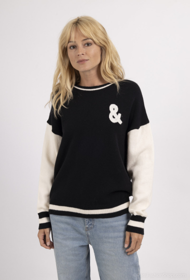 Großhändler Miss Charm - Pullover mit „Brooklyn NYC“-Muster