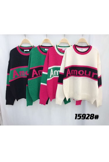 Wholesaler Miss Charm - AMOUR sweater