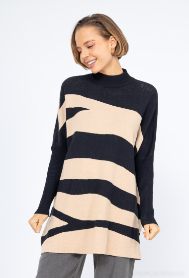 Wholesaler Miss Charm - Long oversized sweater
