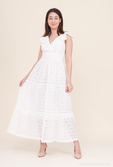 Wholesaler Miss Charm - Dress in lace