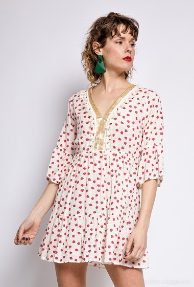 Wholesaler Miss Charm - Floral dress