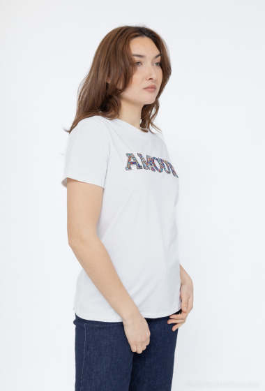 Großhändler Miss Charm - T-Shirt mit „LOVE“-Muster