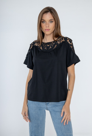 Wholesaler Miss Charm - Lace t-shirt