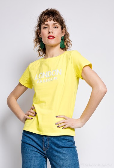 Grossiste Miss Charm - T-shirt LONDON
