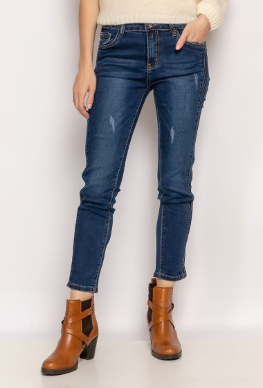 Wholesaler Miss Fanny - 7/8 jeans with side stripes