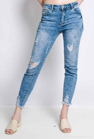Wholesaler Miss Fanny - Ripped 7/8 jeans