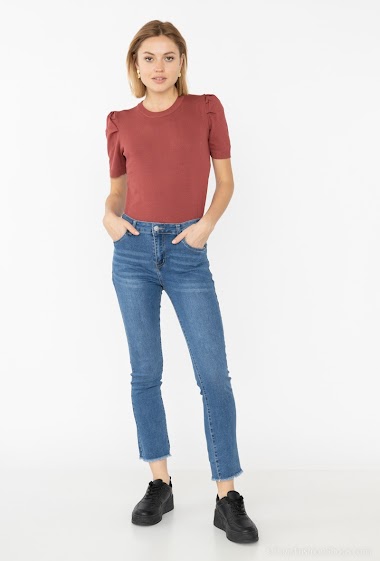 Wholesaler Miss Fanny - Straight fit push up jeans