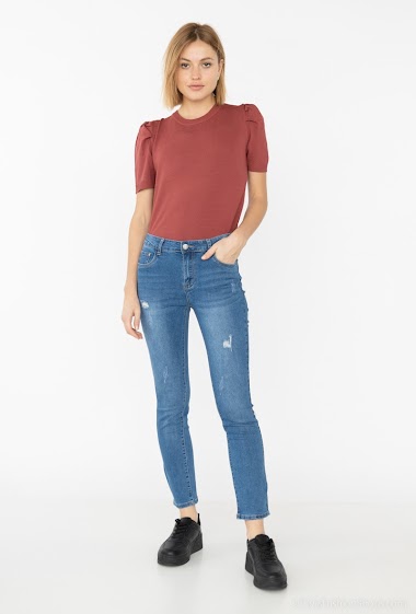 Großhändler Miss Fanny - Ripped straight fit jeans