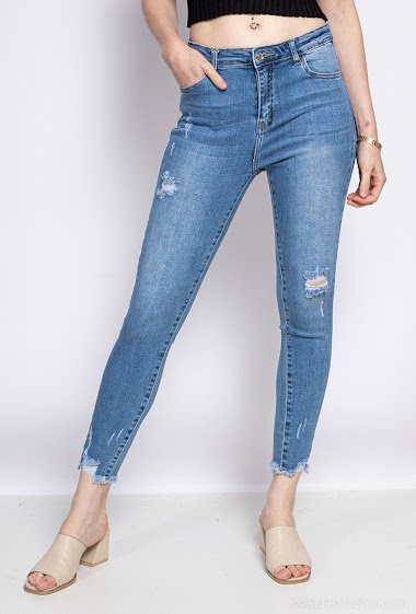 Wholesaler Miss Fanny - Ripped jeans 7/8