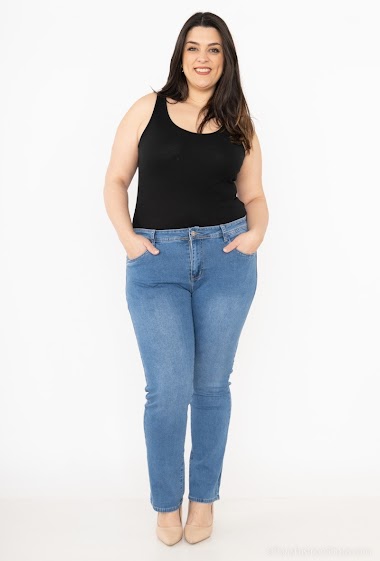 Mayorista Miss Fanny - Big size straight fit jeans