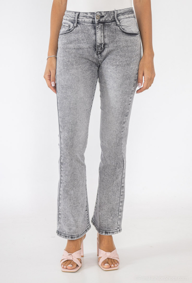 Wholesaler Miss Fanny - Gray flared and push up jeans