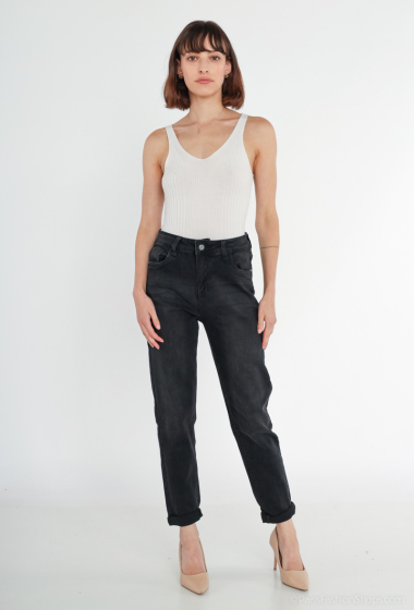 Wholesaler Miss Fanny - Black mom jeans