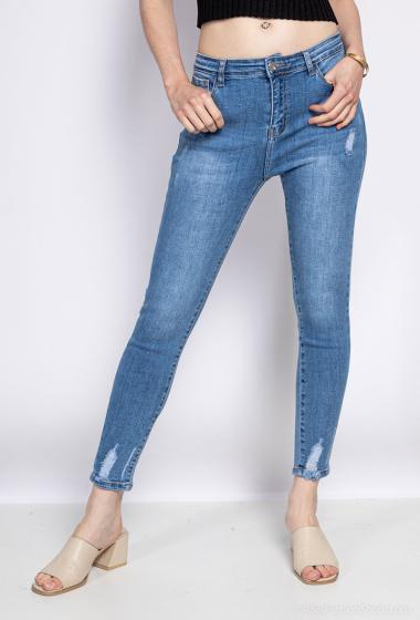 Wholesaler Miss Fanny - Damaged skinny jeans