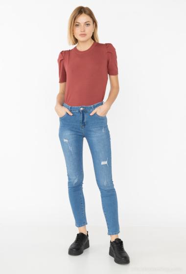 Wholesaler Miss Fanny - Ripped slim jeans and push up