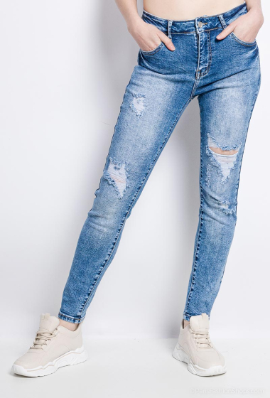 Wholesaler Miss Fanny - Ripped skinny jeans